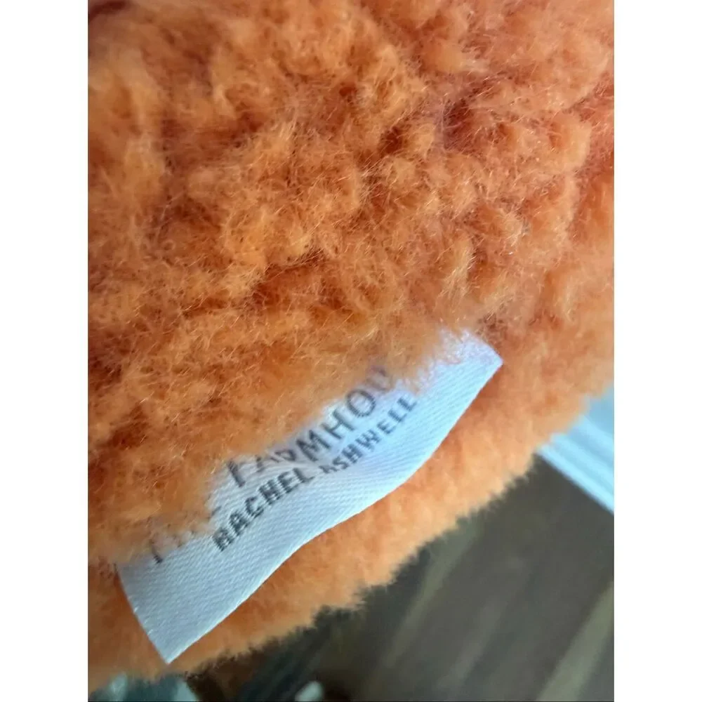 NWOT The Farmhouse Rachel Ashwell Fall Autumn Pumpkin Throw Pillow Decorative